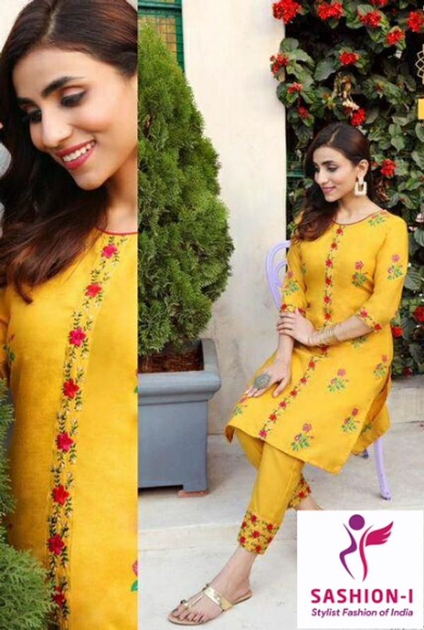 Comfy Elegant Women Top & Bottom Sets - Yellow